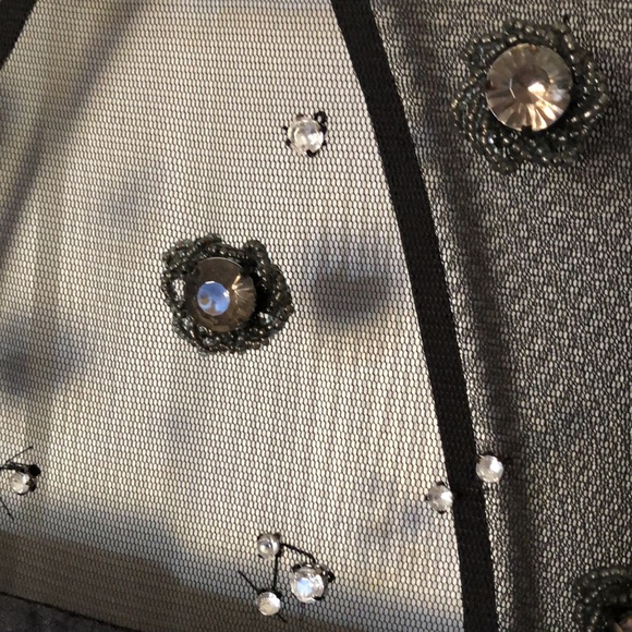 Pearl by Georgina Chapman of Marchesa cocktail mini dress size 6 - Picture 3 of 6